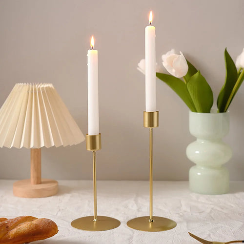 bougeoir nordique simple pour décoration de fête - vue 2 sur 10