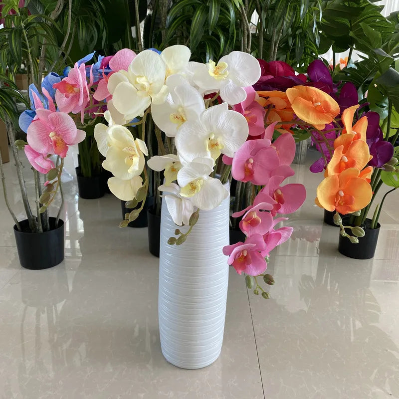 arrangement de fleurs artificielles en velours pour décoration élégante - vue 4 sur 17