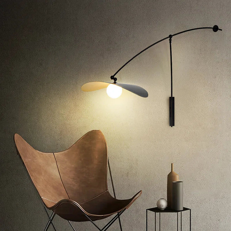 Lampadaire LED de pêche au design minimaliste moderne