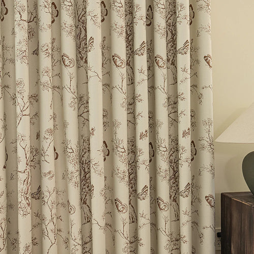 Rideau occultant papillons décoratif pour chambre enfant