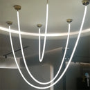 Minimalist nordic style silicone LED ceiling light 360 degrees