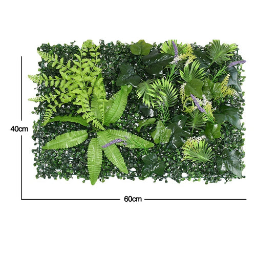 plante artificielle décor mur jardin style jungle décoratif