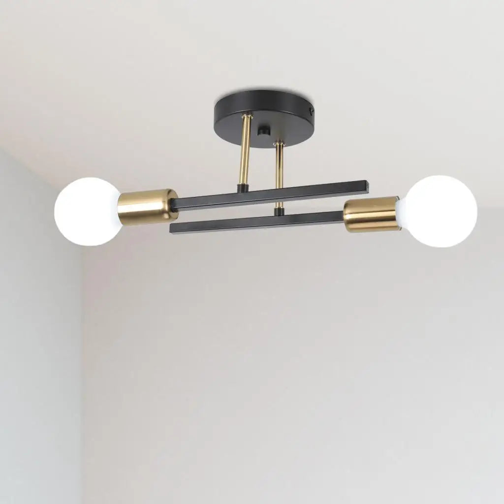 lustre rétro led en fer forgé décoration moderne luminaire - vue 3 sur 19