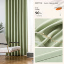 Rideau moderne plissé occultant luxe pour salon chambre