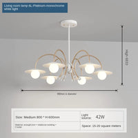 lustre moderne en verre pour décoration intérieure créative et artistique
