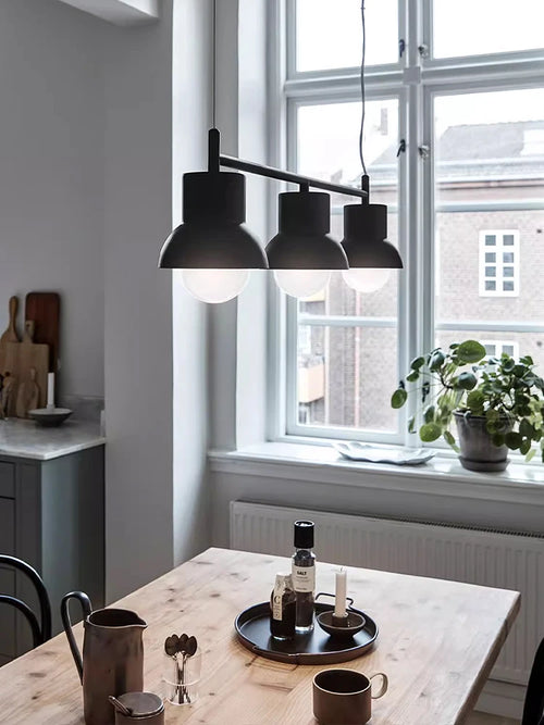 lustre moderne minimaliste créatif à trois têtes personnalisable - vue 5 sur 10