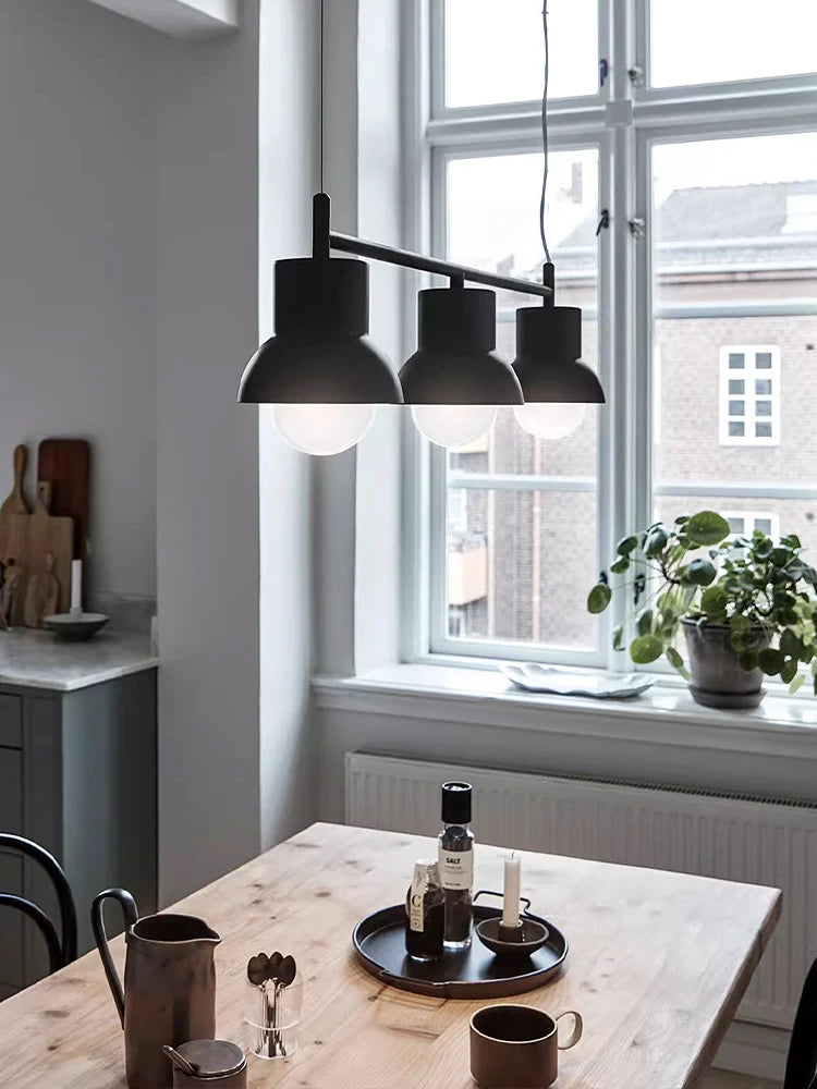 lustre moderne minimaliste créatif à trois têtes personnalisable - vue 5 sur 10