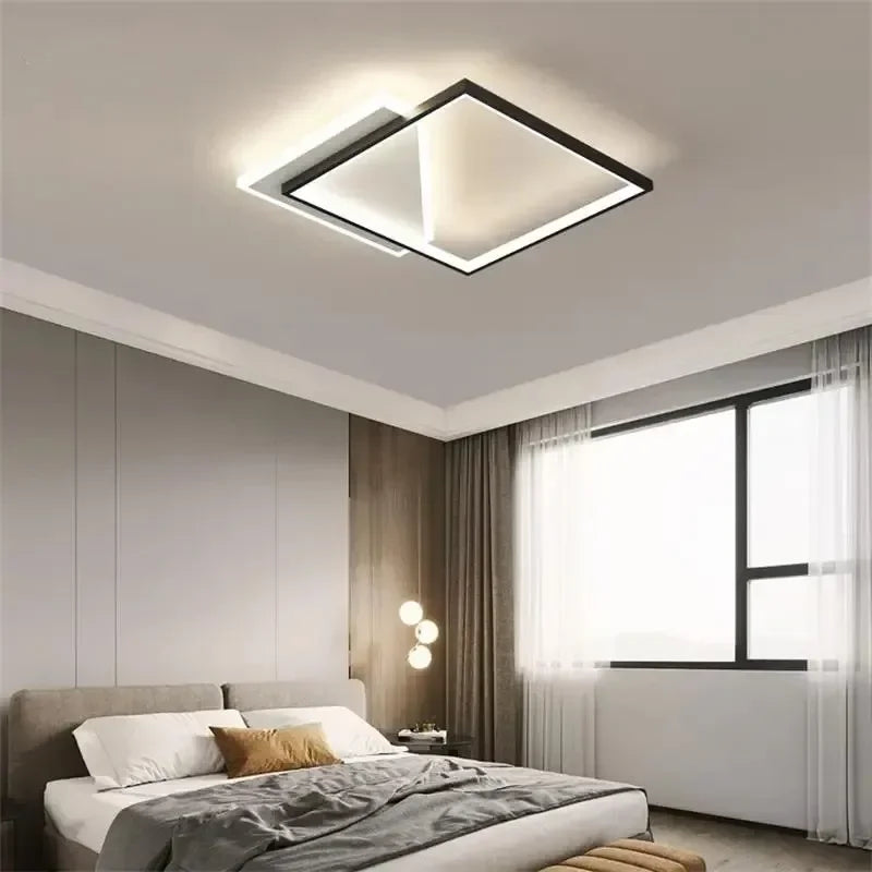 plafonnier moderne à leds pour décoration intérieure de maison - vue 4 sur 15