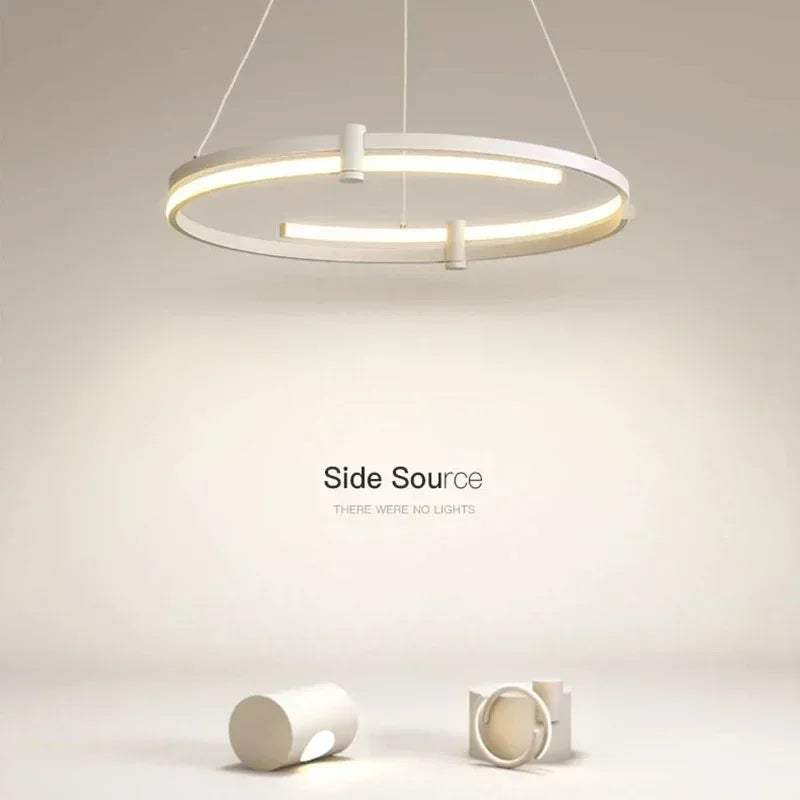 Plafonnier LED suspendu au design moderne - vue 4 sur 10