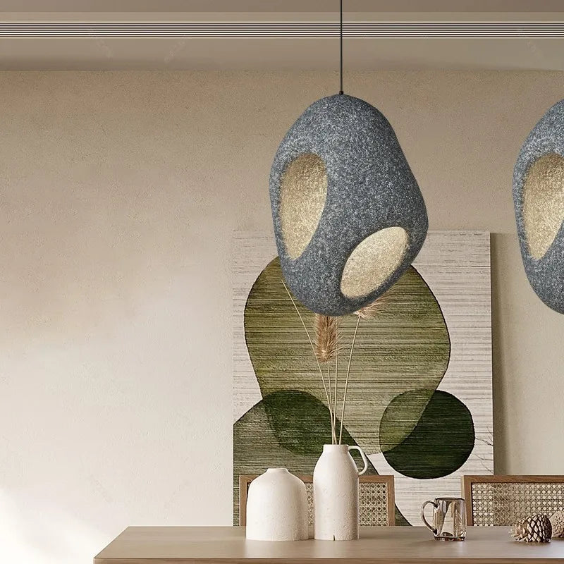 Modern minimalist LED chandelier for decorative indoor lighting - vue 5 sur 23