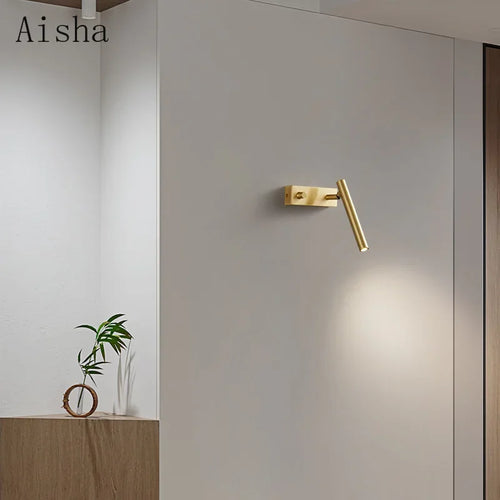 Luxury minimalist LED wall light for interior decoration - vue 5 sur 8