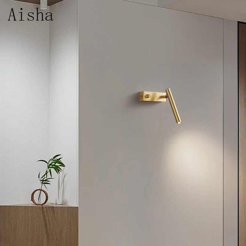 Luxury minimalist LED wall light for interior decoration - vue 4 sur 8