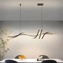 Elegant modern minimalist chandelier for interior decor