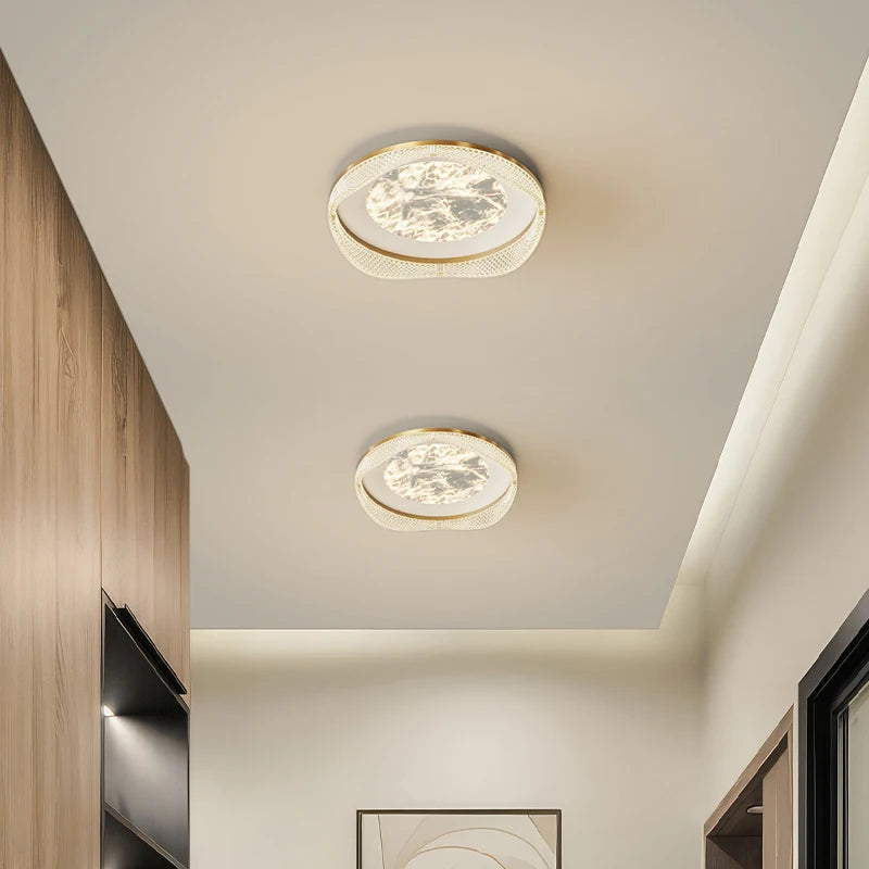 plafonnier moderne en laiton design créatif minimaliste pour intérieur - vue 5 sur 26