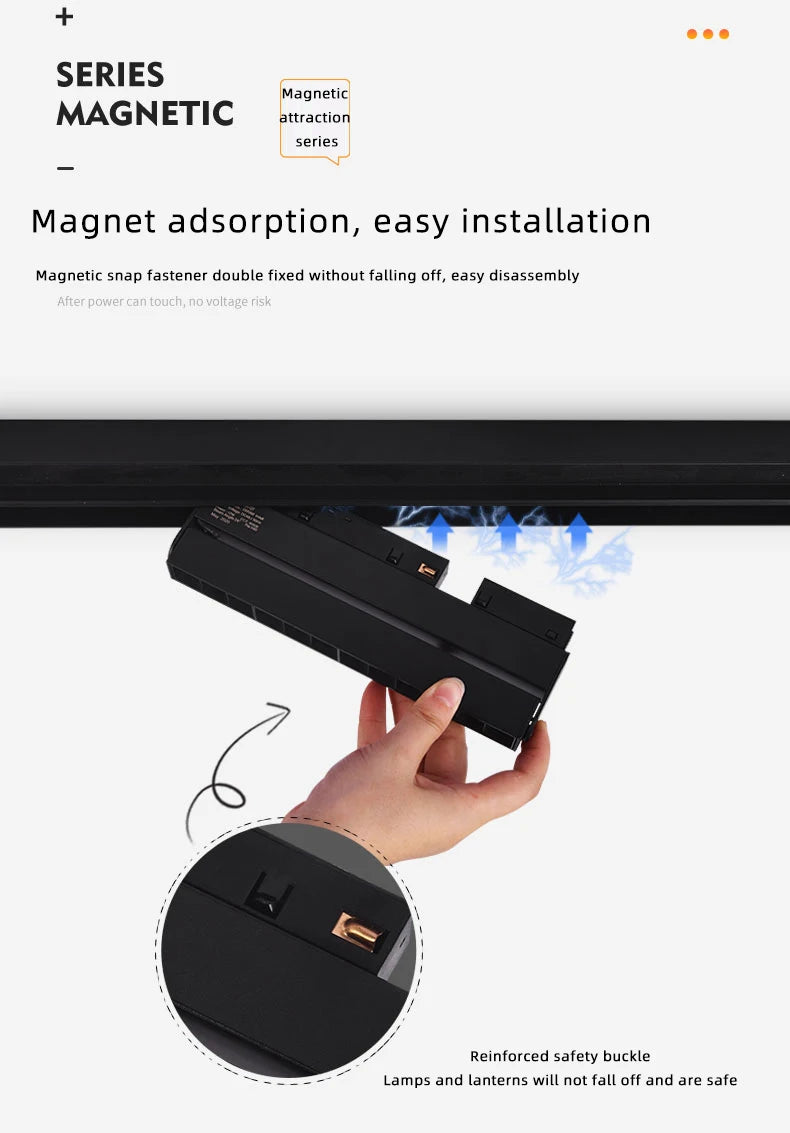 lampe led magnétique à intensité variable projecteur de plafond zigbee - vue 11 sur 28