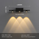 Minimalist nordic copper wall light for elegant interiors