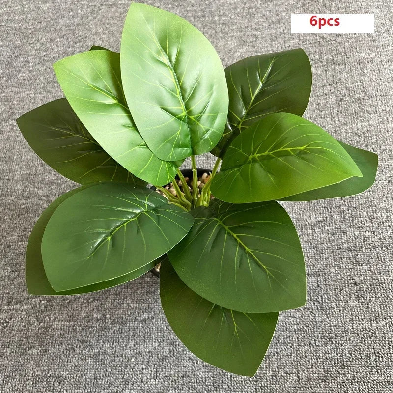 feuilles de phénix artificielles décoration verte en plastique - vue 26 sur 40