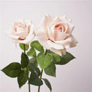High quality artificial rose branch realistic floral decoration