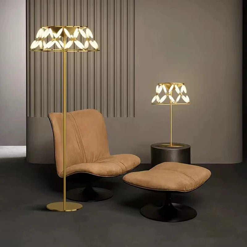 plafonnier led minimaliste moderne avec abat-jour fantaisie - vue 6 sur 13
