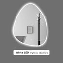 miroir intelligent multifonction avec haut-parleur bluetooth et led réglable