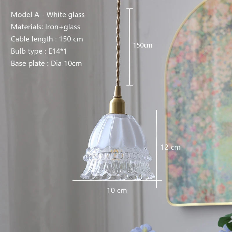 lustre moderne en verre pour éclairage intérieur vintage - vue 8 sur 12