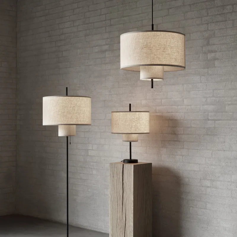 Lampadaire minimalistes rétro japonaises - vue 3 sur 8