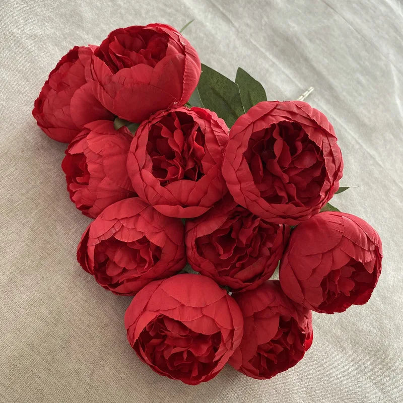 bouquet de pivoines artificielles pour mariage et décoration élégante - vue 13 sur 21