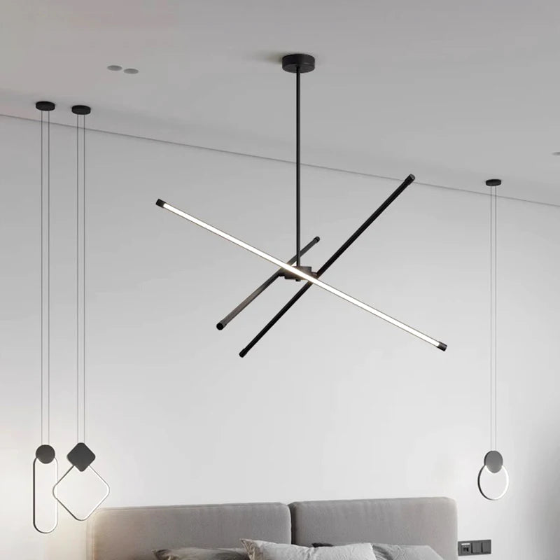 Lustre moderne lumières éclairage intérieur led pour salon éclairage intérieur - vue 6 sur 7