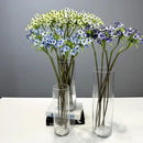 fleurs artificielles en soie velours pour décoration élégante