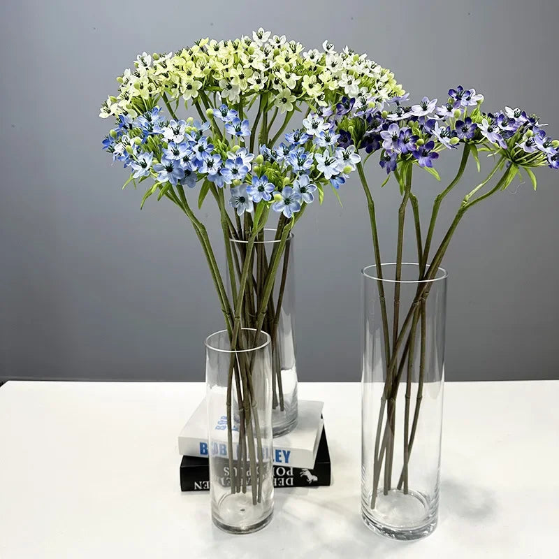 fleurs artificielles en soie velours pour décoration élégante - vue 6 sur 10