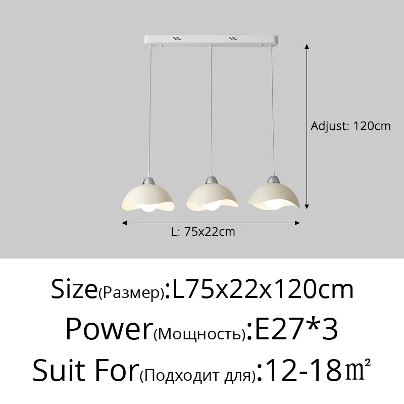 lustre led simple pour décoration intérieure nordique élégante - vue 11 sur 13