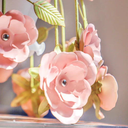 plafonnier rétro en forme de rose pour décoration romantique et chaleureuse - vue 7 sur 10