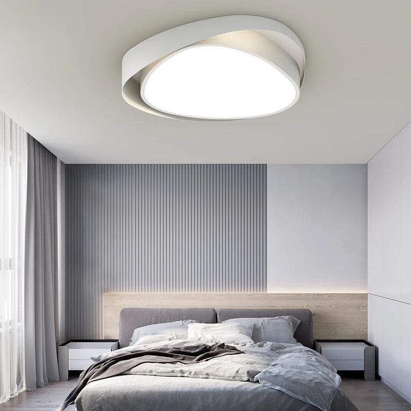 Modern minimalist nordic smart cloud LED chandelier - vue 5 sur 12