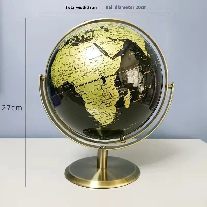 carte du globe rétro pour décoration éducative et géographique - vue 9 sur 9