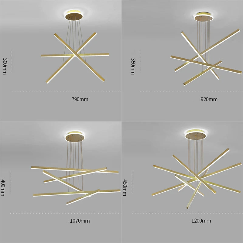 plafonnier led en aluminium 	 design décoratif - vue 7 sur 10