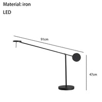 Minimalist LED swing arm wall light decorative for interiors