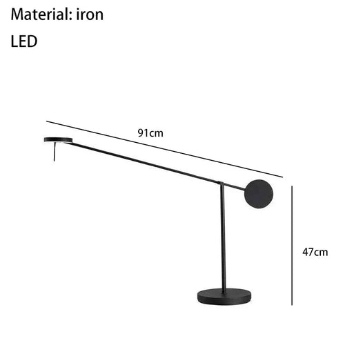 Minimalist LED swing arm wall light decorative for interiors