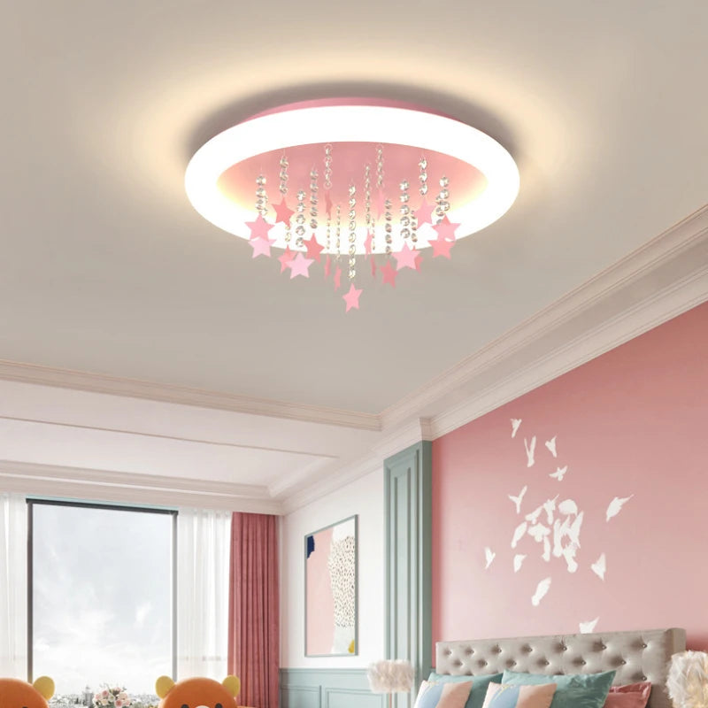 lampe nuage étoile style nordique pour chambre enfant - vue 5 sur 12