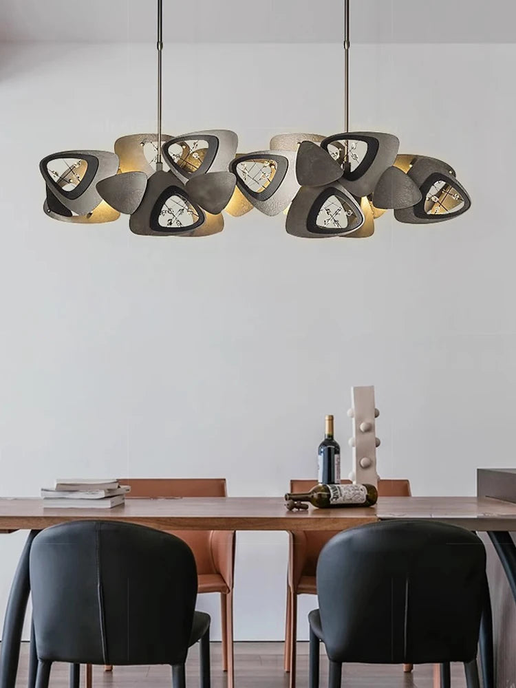 lustre designer en cristal tendance pour éclairage intérieur - vue 6 sur 12