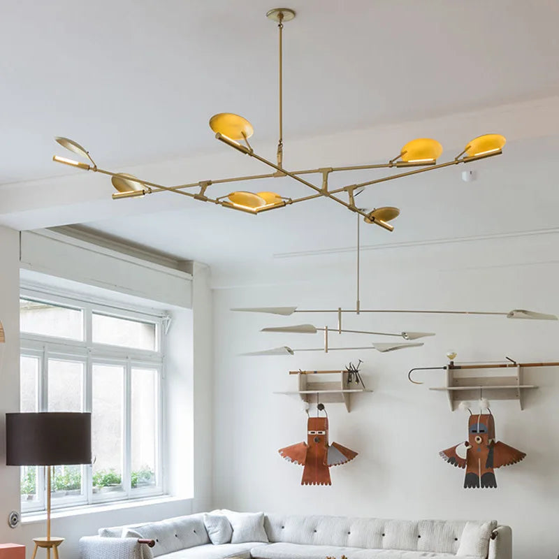 lustre led minimaliste moderne pour décoration de maison