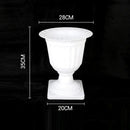 pot de fleurs romain en plastique style rétro romantique pour événements