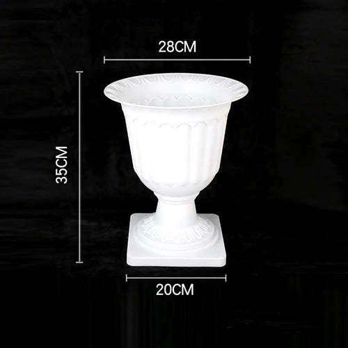 pot de fleurs romain en plastique style rétro romantique pour événements