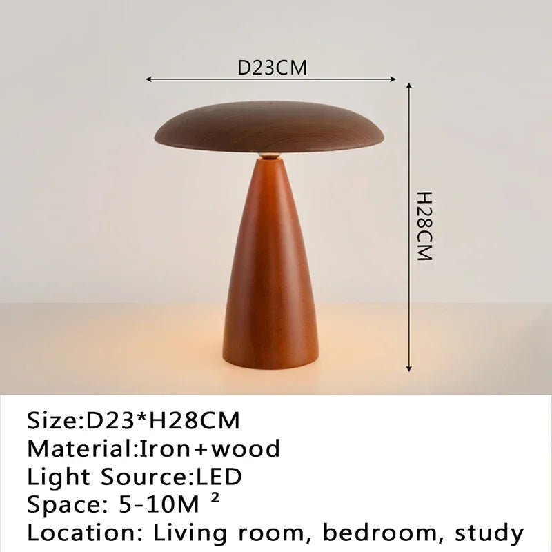Modern desk lamp, retro creative living room, study room, villa, hotel bedroom, interior decoration, glossy LED bedside lamp - vue 17 sur 21
