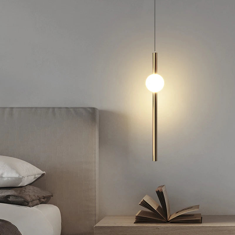 Modern minimalist Nordic chandelier for restaurant and bar - vue 3 sur 11