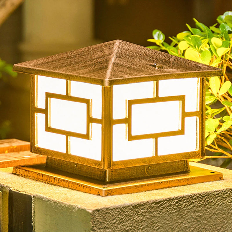 lampe extérieure rétro pour éclairage de jardin et chemin