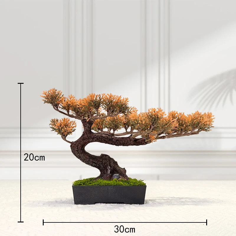 décoration intérieure faux arbre bonsaï style chinois pour un paysage apaisant - vue 4 sur 33