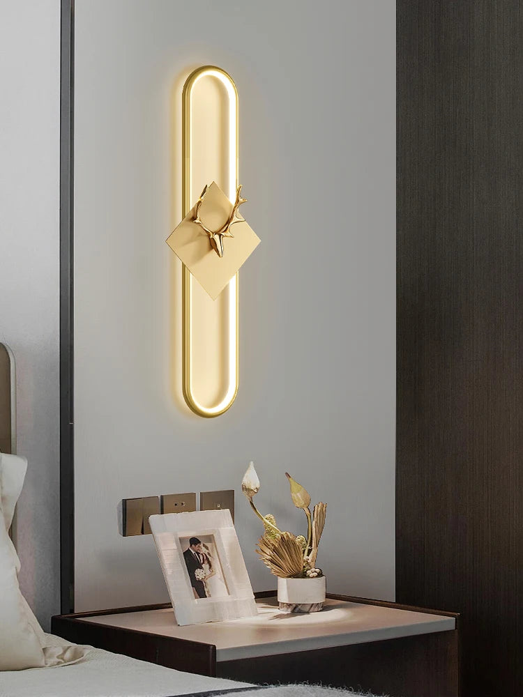 applique murale led nordique design moderne pour décoration intérieure - vue 4 sur 16