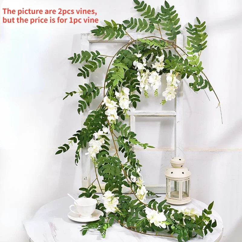 fleurs de glycine artificielles pour décoration intérieure élégante - vue 11 sur 11