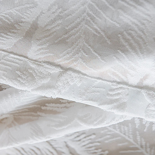 Voilage tulle motif feuilles style moderne pour salon - vue 6 sur 7