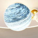 Modern minimalist astronaut planet decorative ceiling light for children